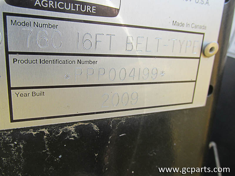 76C HEADER W/16FT SWATHMASTER PICK-UP