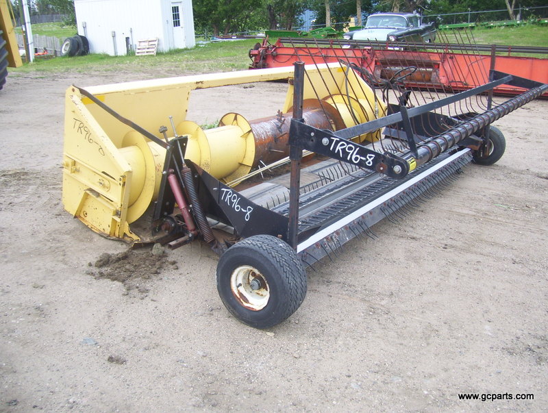 971 HEADER W/12FT RAKE-UP