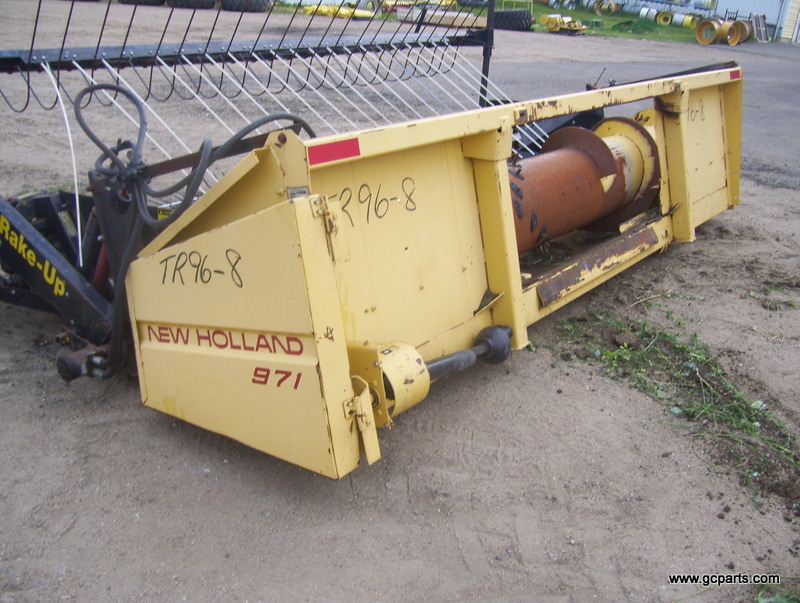 971 HEADER W/12FT RAKE-UP